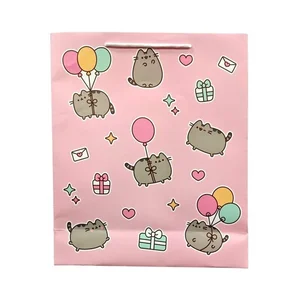 Paczka Torbka prezentowa Pusheen różowa 40X35X12CM 12 stuk GBAG120X