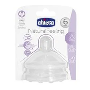 Smoczek naturalfeeling na butelkę silikonowy 2 sztuki przepływ do kaszki