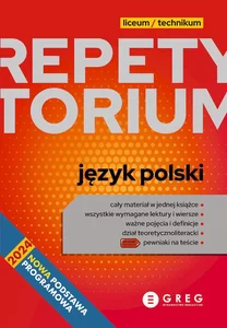 Język polski Repetytorium Liceum technikum