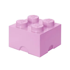 LEGO(R) pojemnik klocek czwórka różowy jasny LEGO(R) pojemnik klocek czwórka różowy jasny