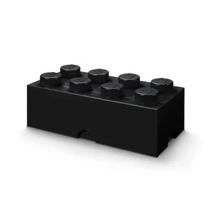 LEGO(R) pojemnik klocek ósemka czarny LEGO(R) pojemnik klocek ósemka czarny