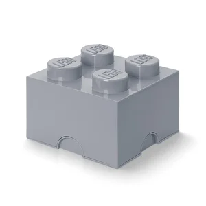 LEGO(R) pojemnik klocek czwórka szary jasny