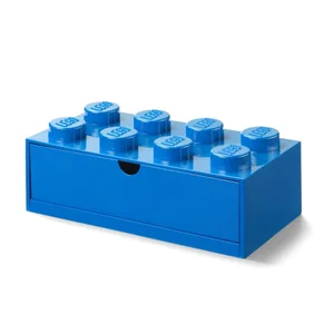 LEGO(R) pojemnik klocek z szufladą ósemka niebieski LEGO(R) pojemnik klocek z szufladą ósemka niebieski
