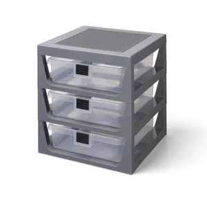 LEGO(R) szafka z szufladami szara