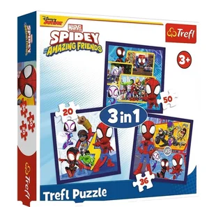 Puzzle 3 w 1 Przygody Spidey'a i przyjaciół