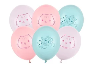 Balony Strong Koci Domek Gabi 27cm 6szt