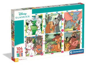 Puzzle 104 Maxi Super kolor Disney Classics 25016