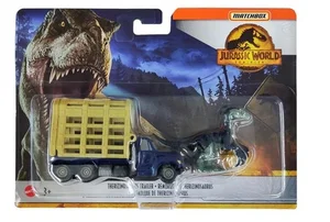 Matchbox Jurassic World Transporter z Terizinozaur Matchbox Jurassic World Transporter z Terizinozaur