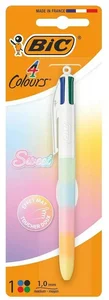 Długopis 4 Colors Sweet Pastel 1mm mix 1szt BIC Długopis 4 Colors Sweet Pastel 1mm mix 1szt BIC