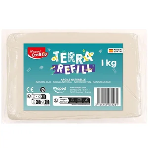 Glina do zestawu Koło garncarskie 1kg MAPED Glina do zestawu Koło garncarskie 1kg MAPED