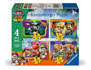 Puzzle dla dzieci 2D 4w1: Psi Patrol Dino Movie Puzzle dla dzieci 2D 4w1: Psi Patrol Dino Movie