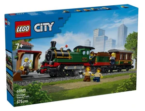 LEGO City Retro Pociąg z lokomotywą parową 60511