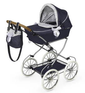 Wózek Vintage z torebką dla lalek do 46cm