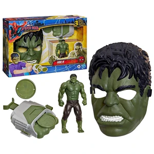 Spider-Man Zestaw Hulk maska + pięść + figurka Spider-Man Zestaw Hulk maska + pięść + figurka