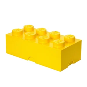 LEGO(R) pojemnik klocek ósemka żółty LEGO(R) pojemnik klocek ósemka żółty