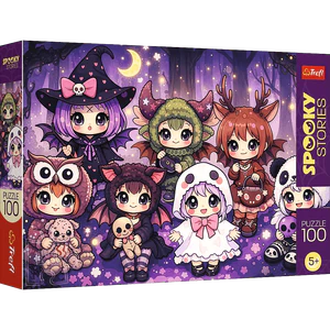 Puzzle 100 Spooky Stories - Leśna drużyna... TREFL