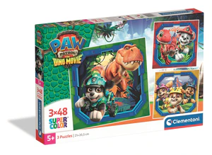 CLE puzzle 3x48 Square PsiPatrol Dino Movie