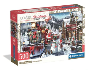 Puzzle 500 Xmas Coll. Train Station Snowman Puzzle 500 Xmas Coll. Train Station Snowman