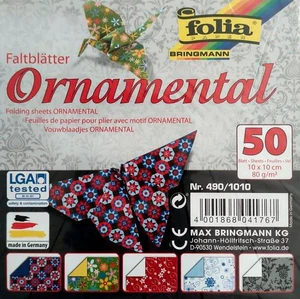 Origami ornament 80g 10x10cm 50ark Origami ornament 80g 10x10cm 50ark