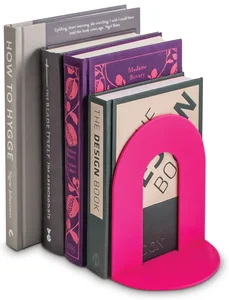 Book End - podpórka pod książki - różowa Book End - podpórka pod książki - różowa